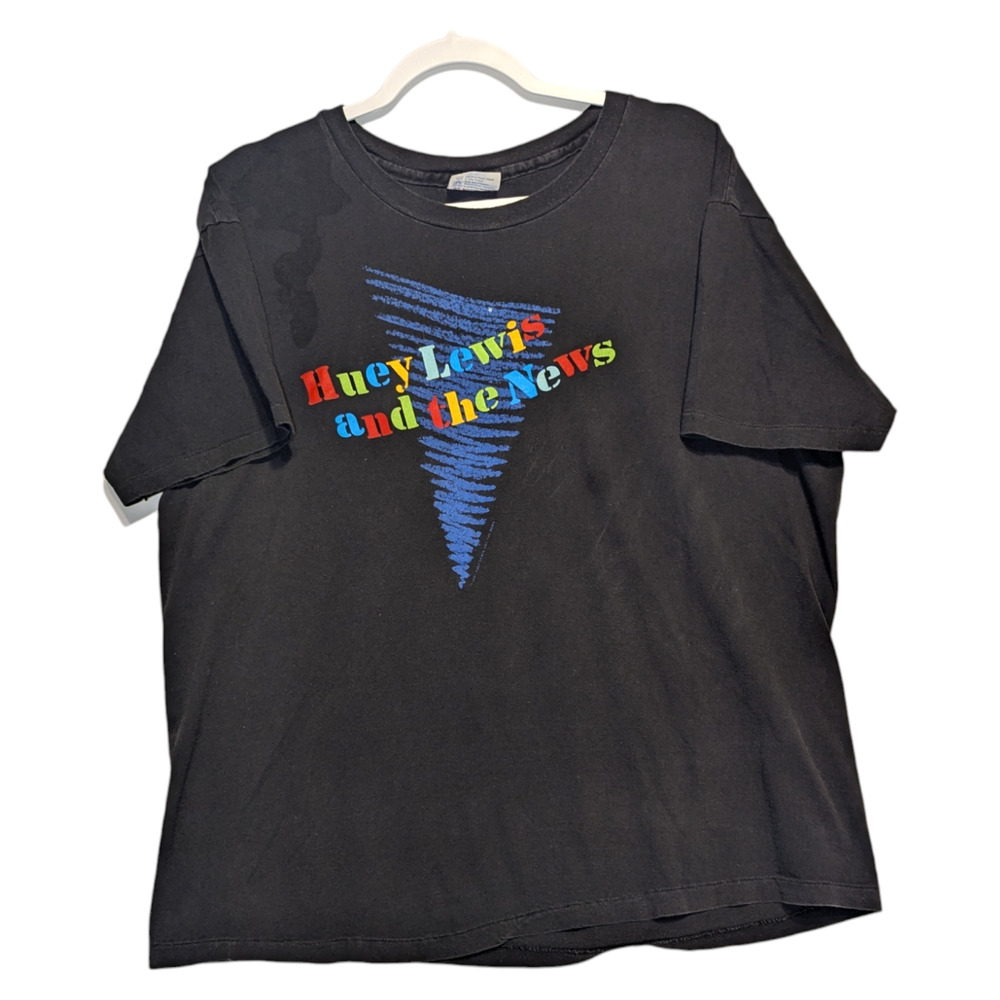 1991 Huey Lewis and the News tour t shirt